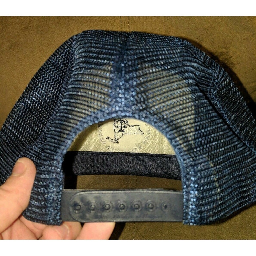 New York NY State Magistrates Association Vintage Snapback Hat Cap Corduroy Old - Picture 7 of 7